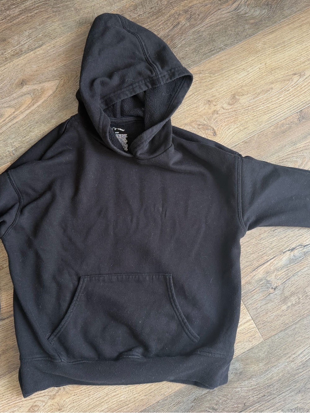 art class Black Hooded Sweatshirt with Kangaroo Pocket